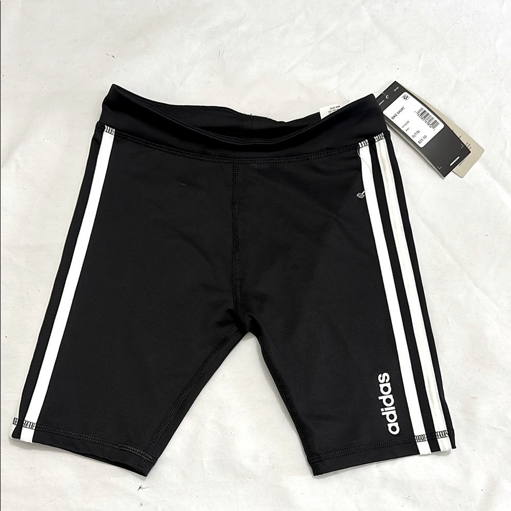 Adidas Black and White Athletic Shorts